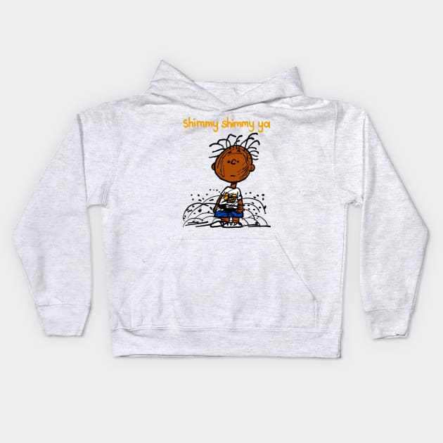 shimmy shimmy ya Kids Hoodie by dumb stuff, fun stuff